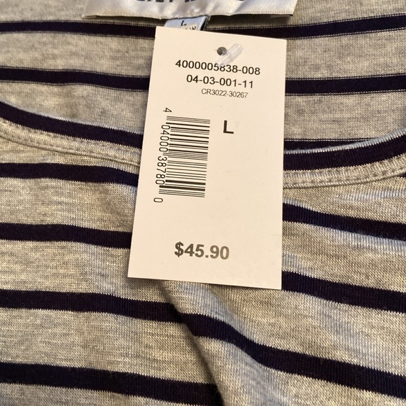 Lily White long sleeve open shoulder tee - Picture 6 of 8